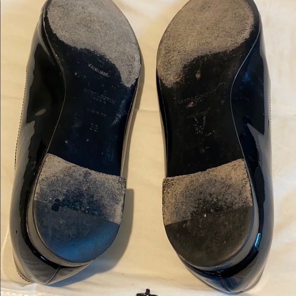 Saint Laurent patent pointed toe flats - Picture 5 of 11